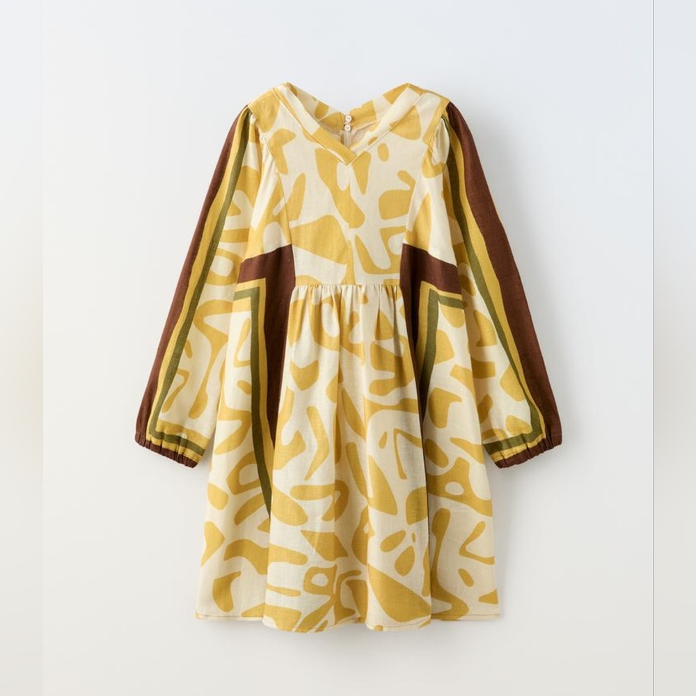 ZARA KIDS PRINTED DRESS
